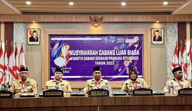 
 Muscab Luar Biasa Pramuka Situbondo: Mbak Ulfi Wakil Bupati Terpilih Nahkodai Kwarcab