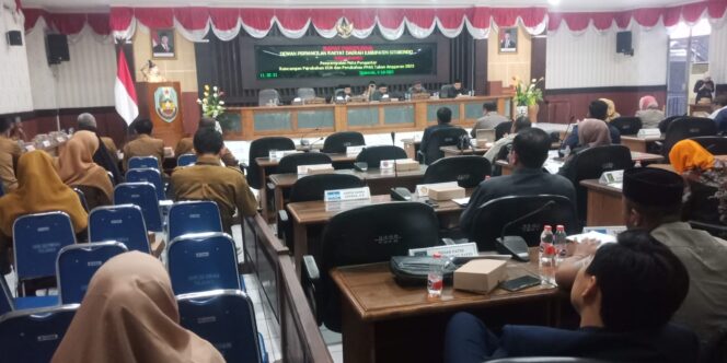 
 Mbak Ulfi Sampaikan Nota Pengantar KUA-PPAS Percepatan PAPBD