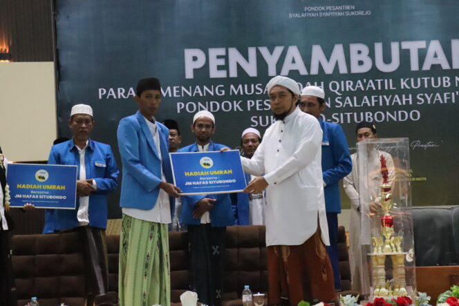 
 Pendamping dan Peserta MQK Nasional Dapat Penghargaan Umroh dan Biaya Kuliah Gratis dari Pengasuh Salafiyah Syafi’iyah Sukorejo