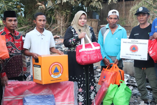 
 Wabup Ulfiyah Pastikan Rumah Korban kebakaran Akan Dibangun Kembali Menggunakan BTT